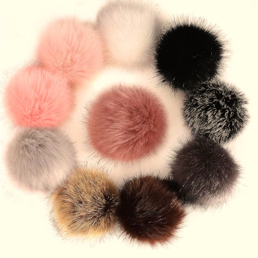 Faux Fur Pom Pom